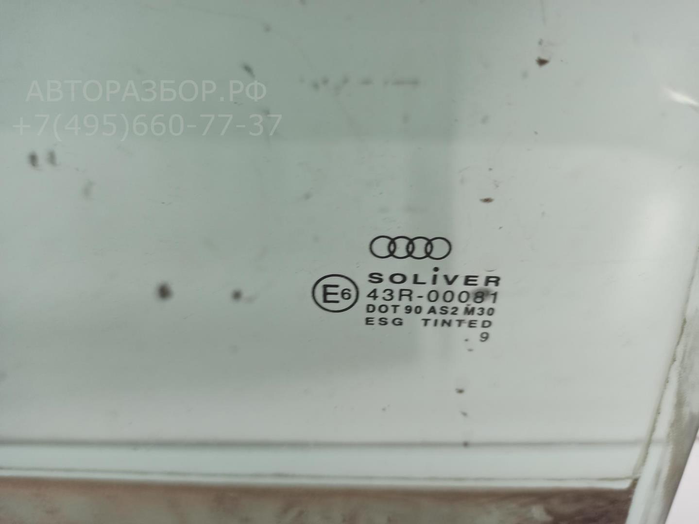 Стекло двери задней правой