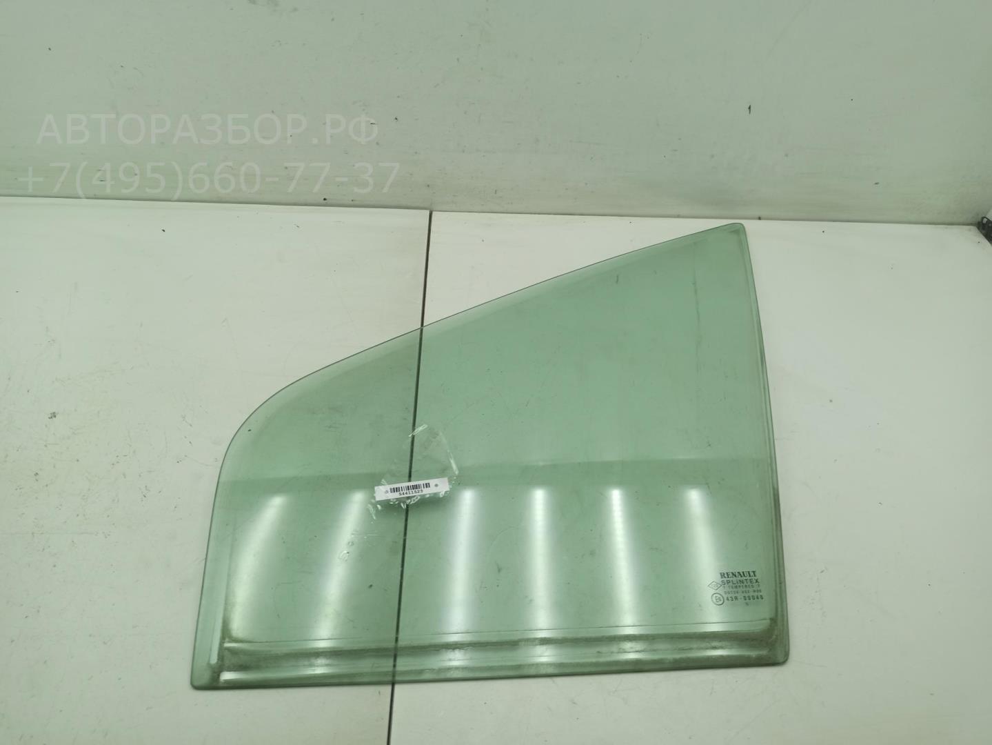 Стекло двери передней левой (форточка)