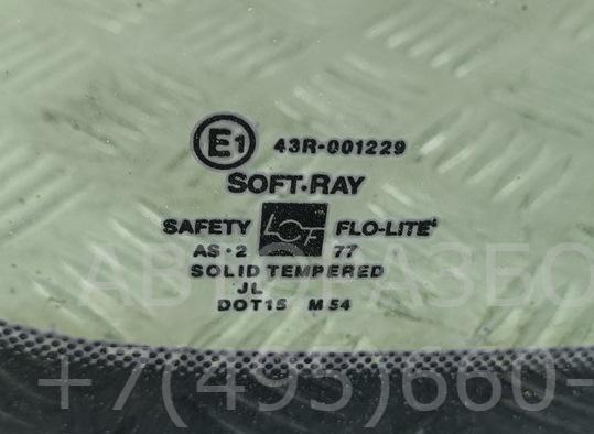 Стекло кузовное глухое правое