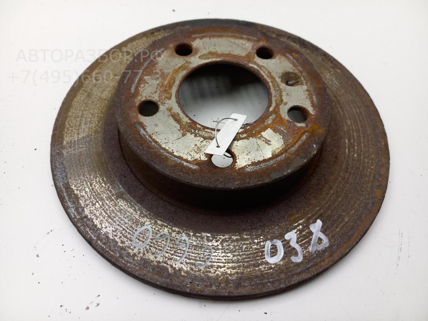 Диск тормозной задний
