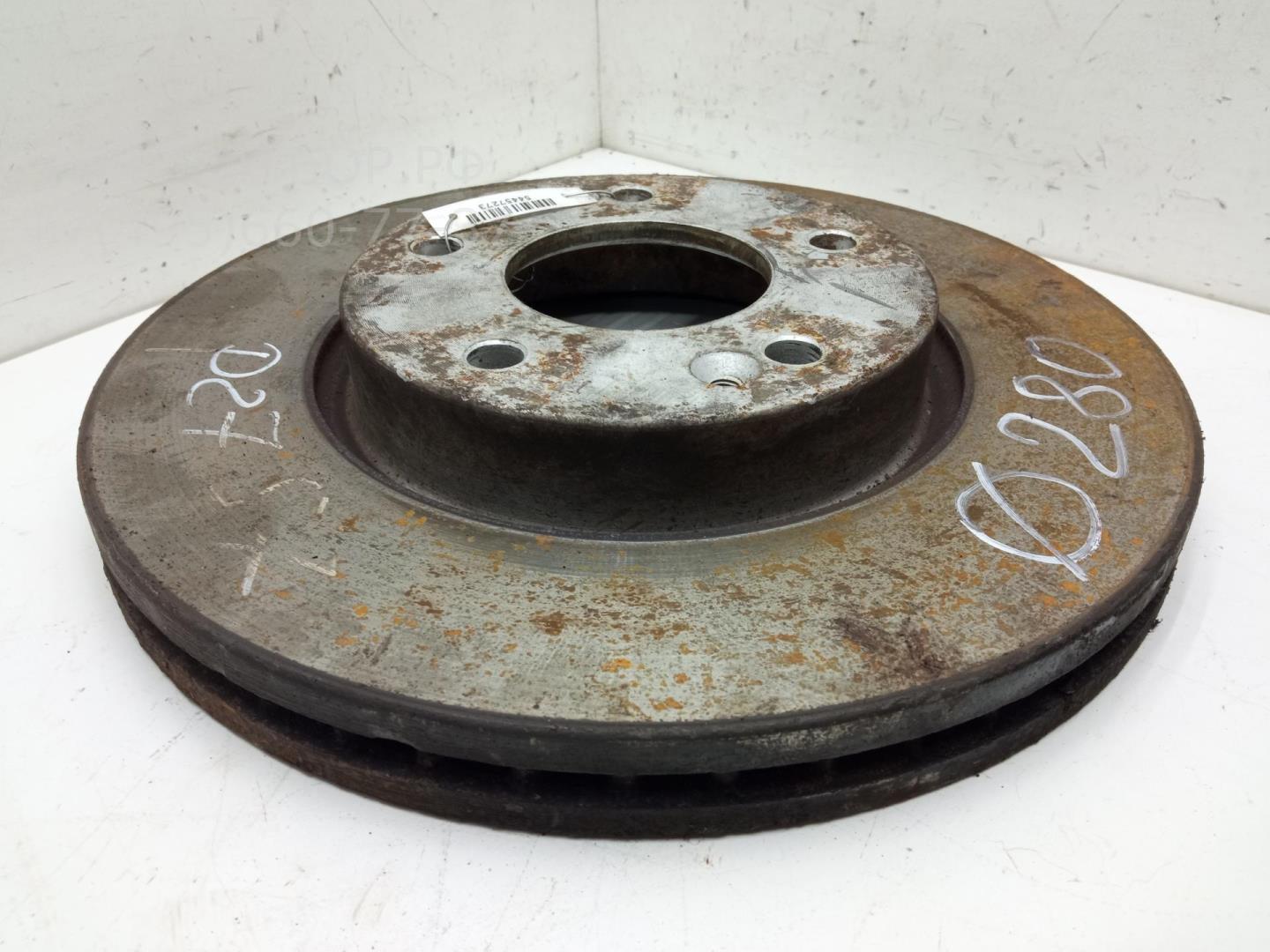 Диск тормозной передний вентилируемый