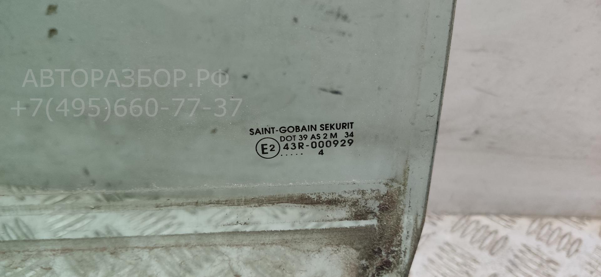 Стекло двери задней левой