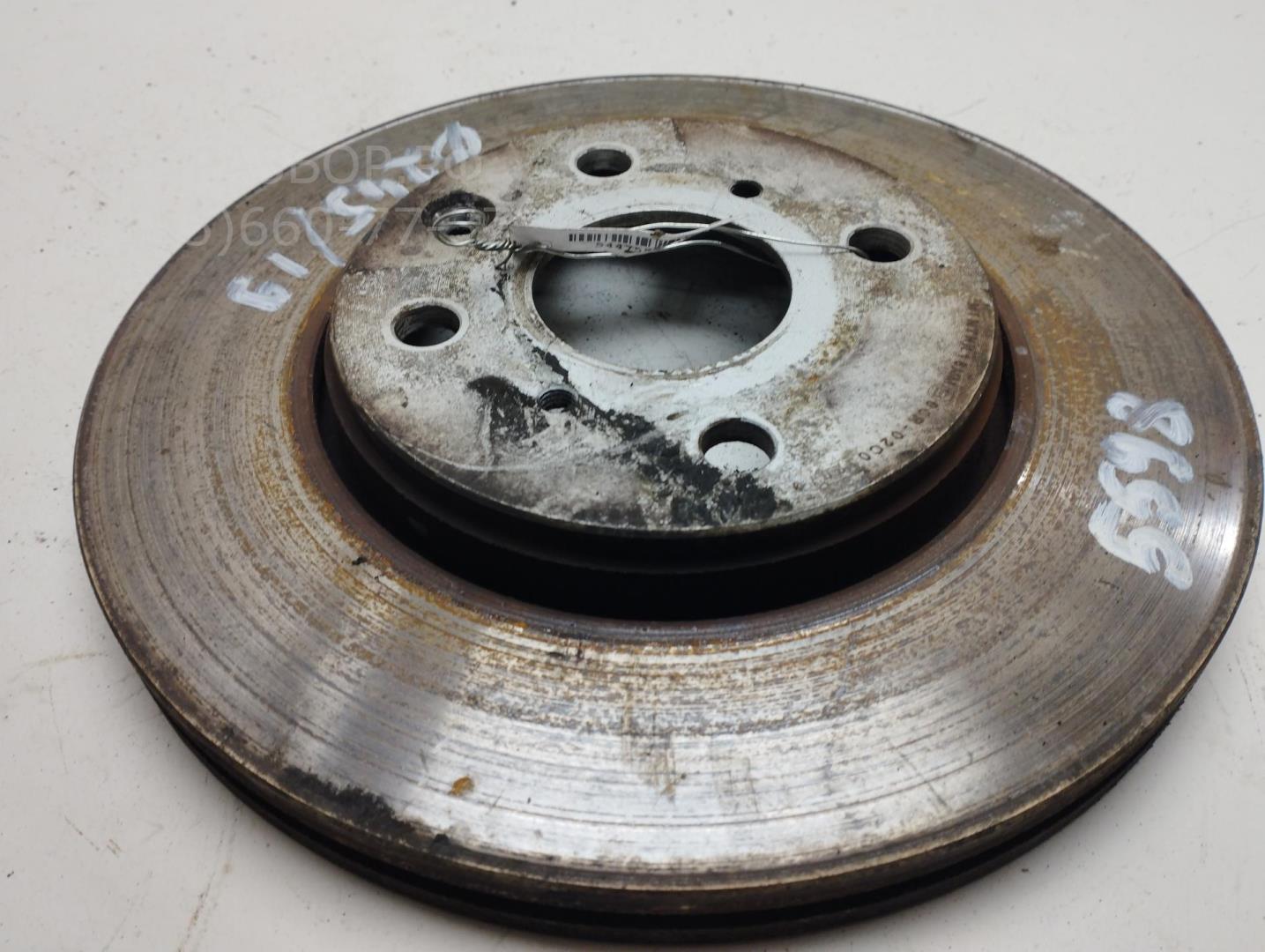 Диск тормозной передний вентилируемый