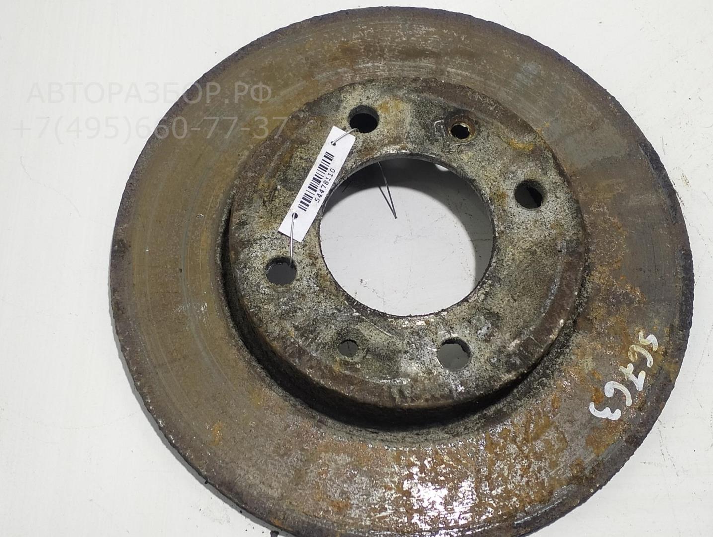 Диск тормозной задний