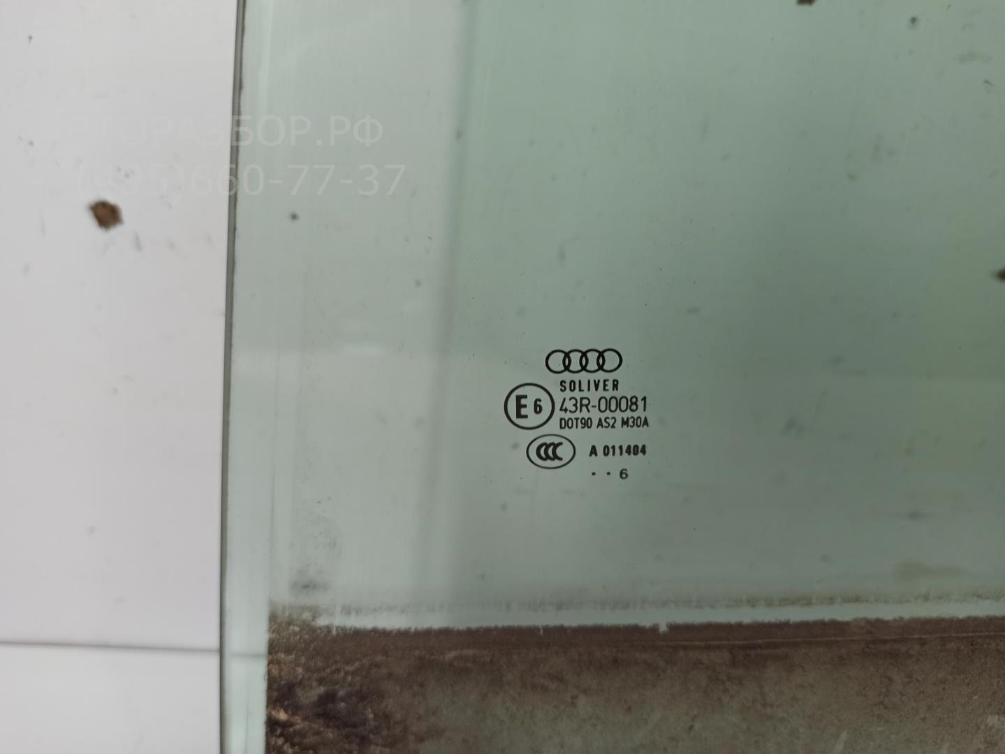 Стекло двери задней левой