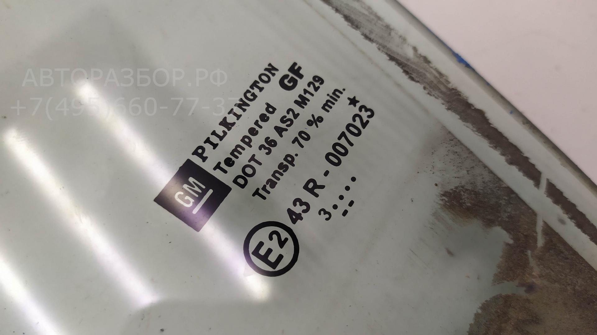 Стекло двери задней левой