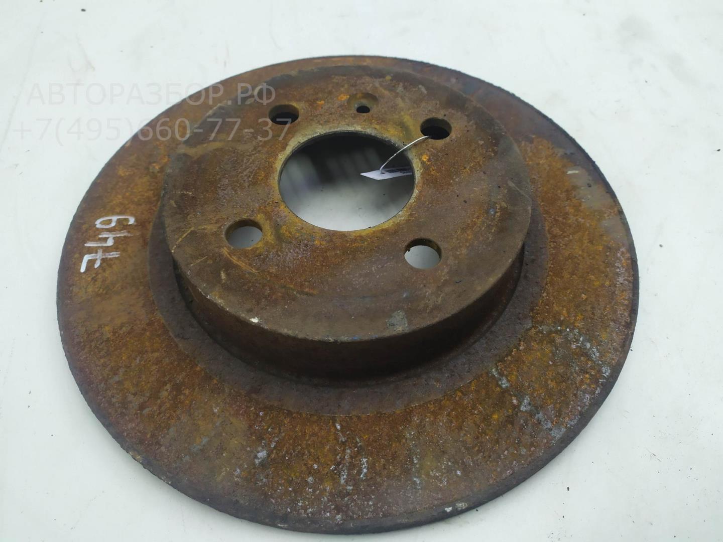Диск тормозной задний