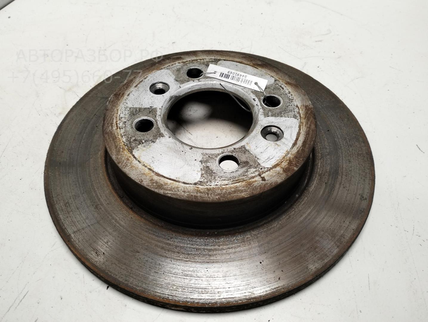 Диск тормозной задний
