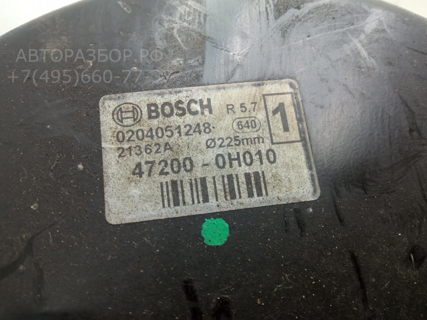 Усилитель тормозов вакуумный