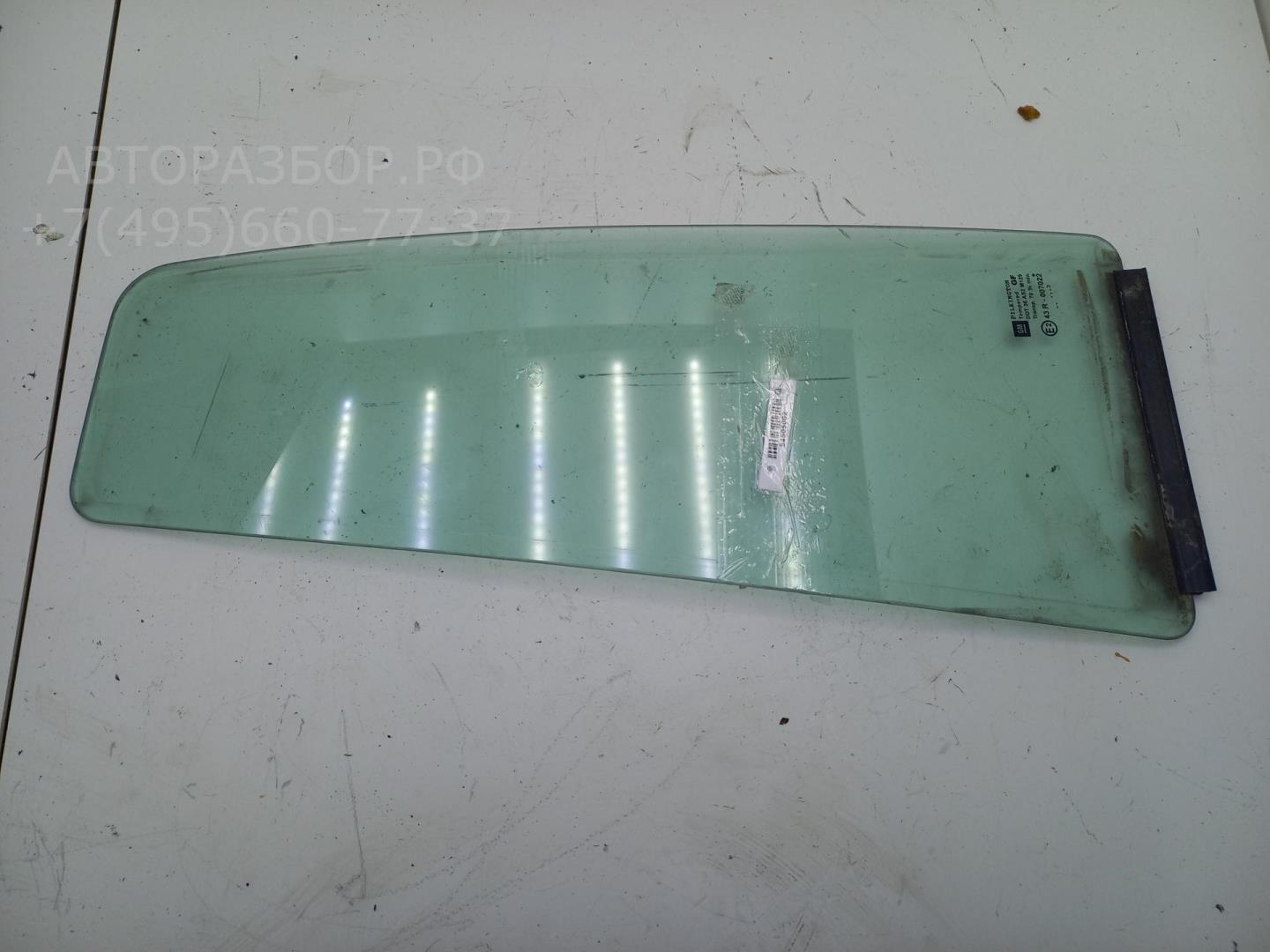 Стекло двери задней левой (форточка)
