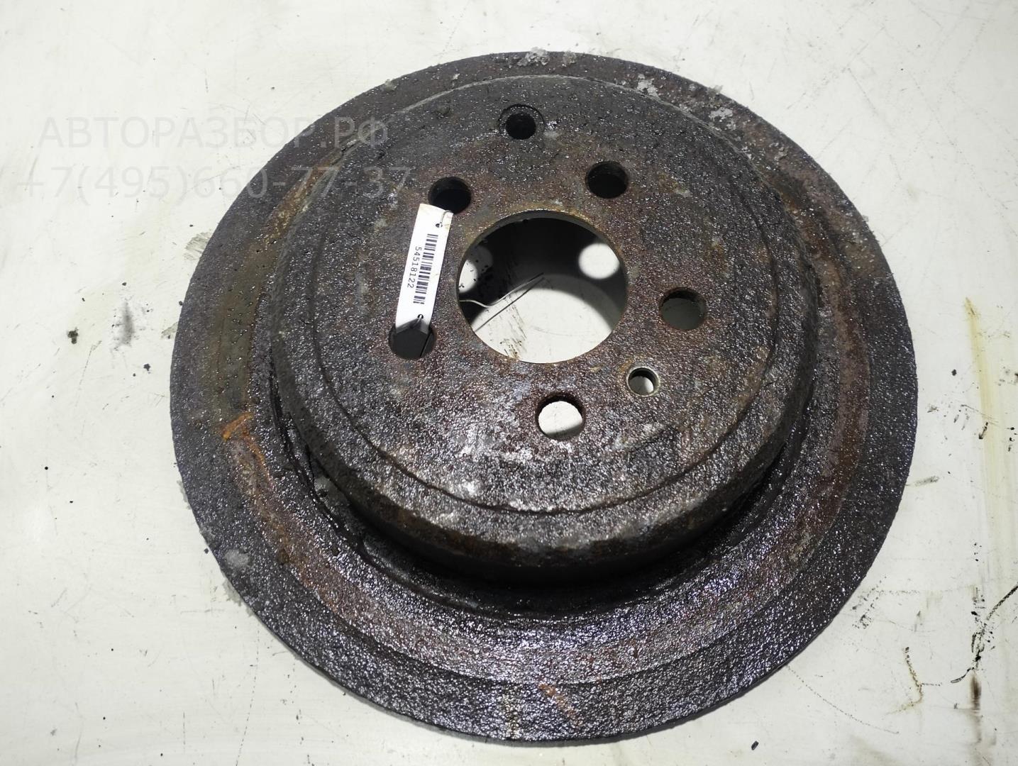 Диск тормозной задний