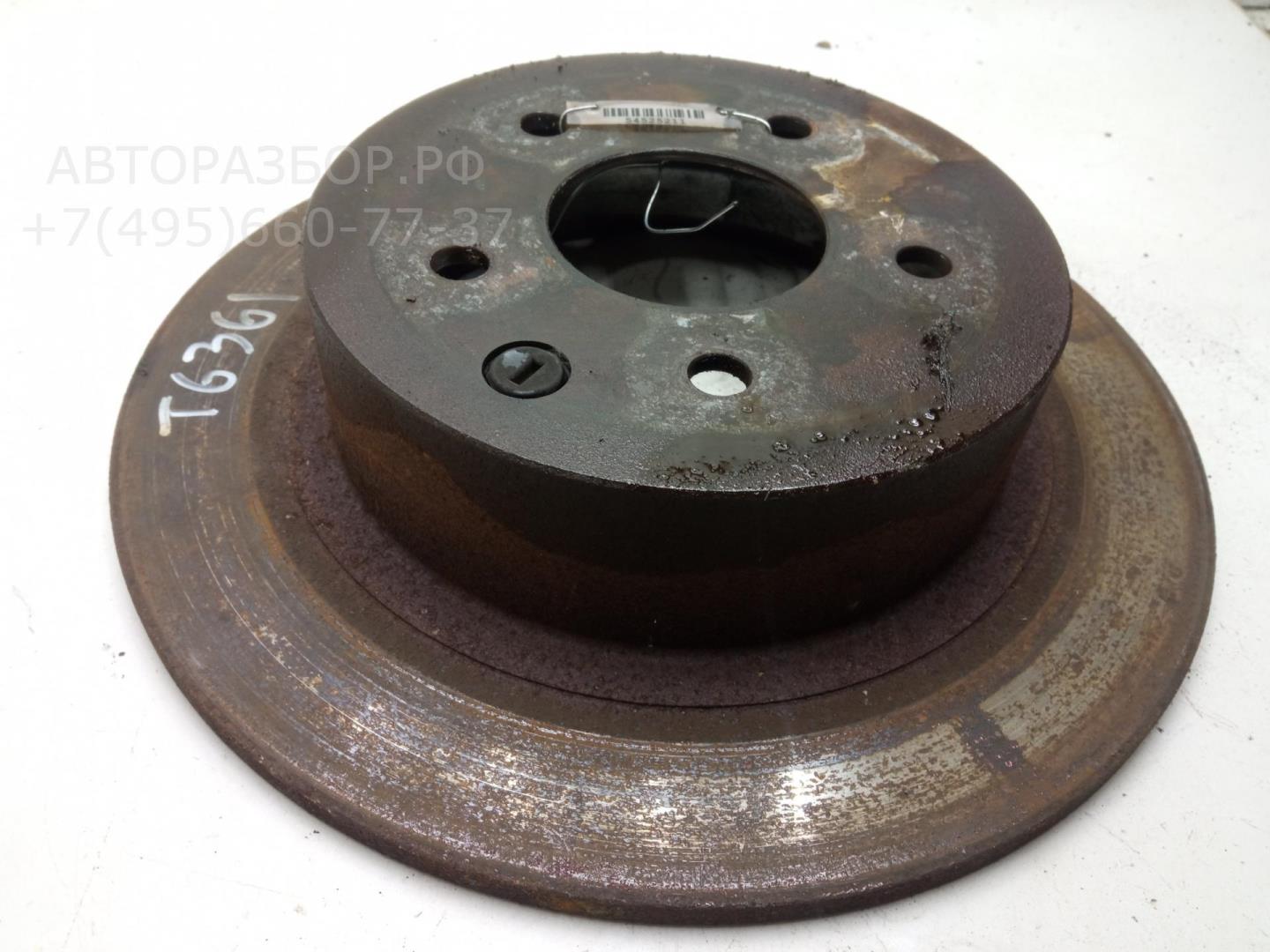 Диск тормозной задний