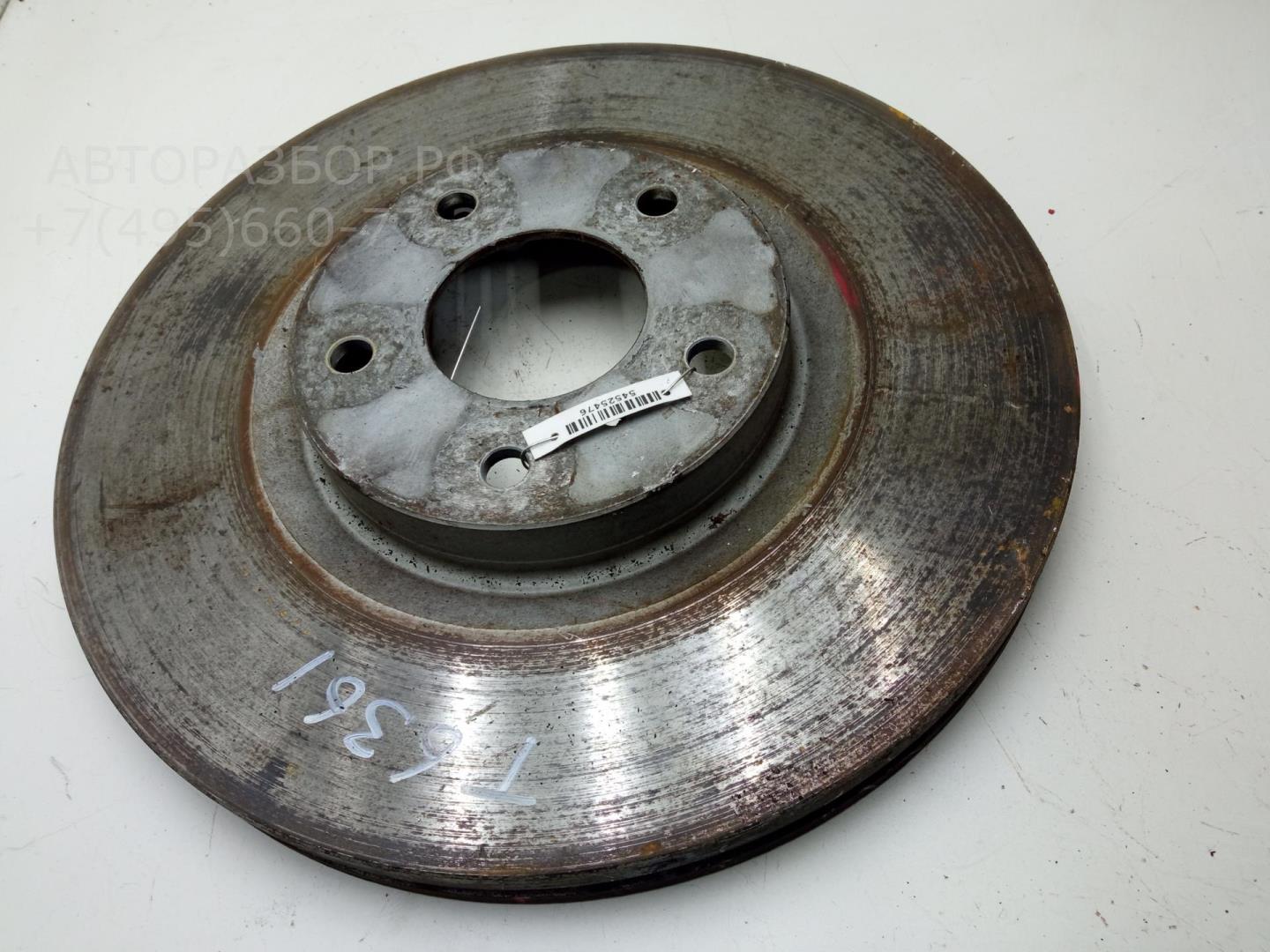 Диск тормозной передний вентилируемый