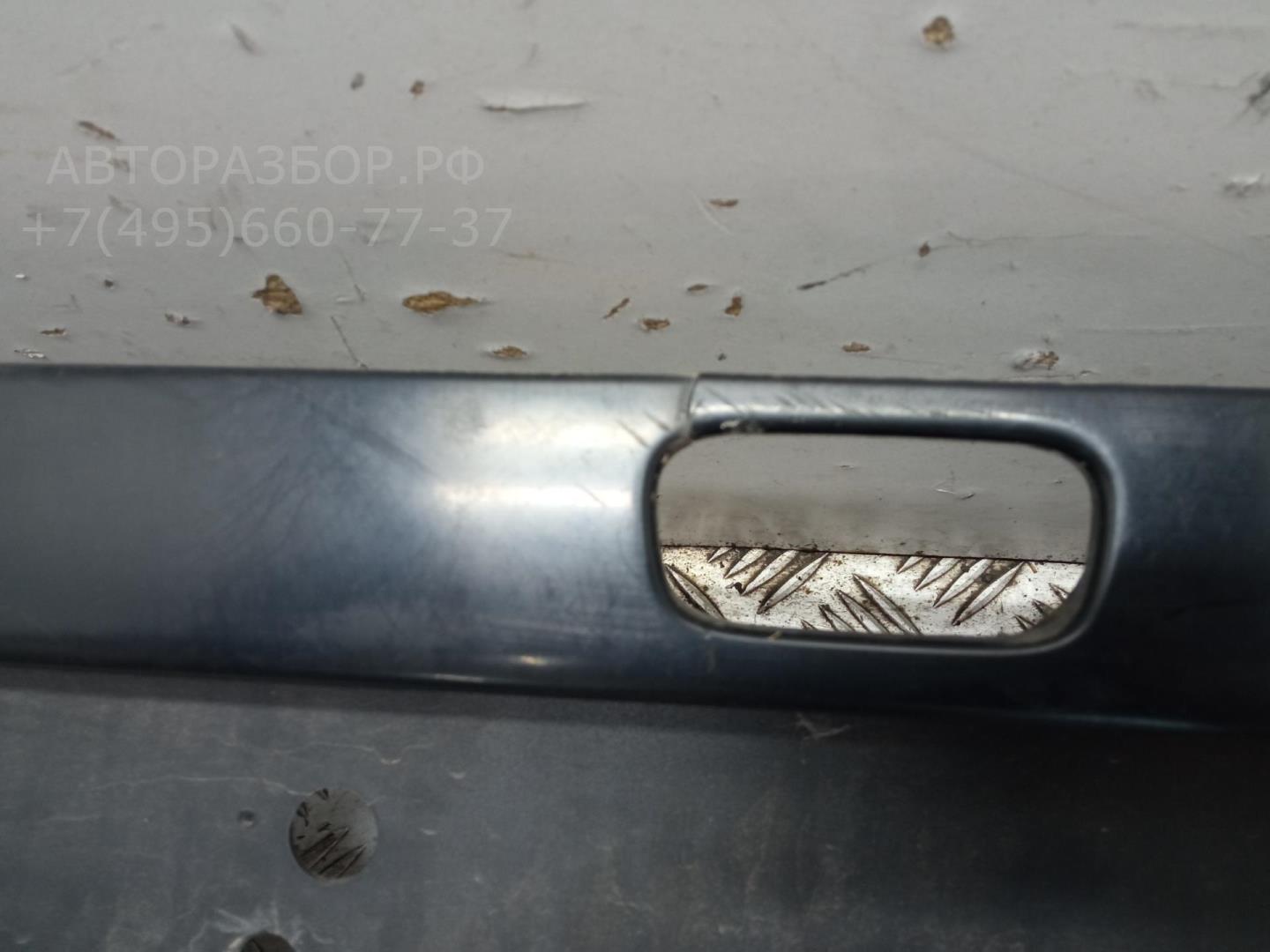 Накладка переднего бампера под номер