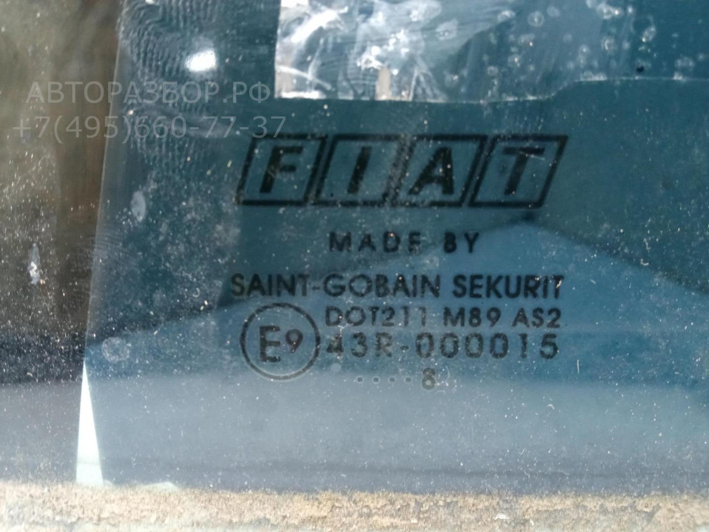 Стекло двери задней правой (форточка)