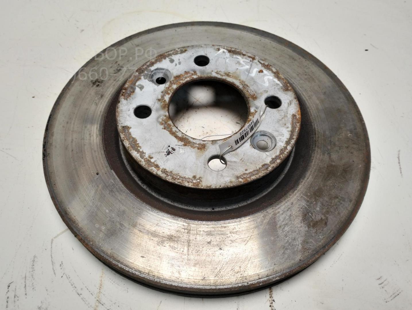 Диск тормозной передний вентилируемый