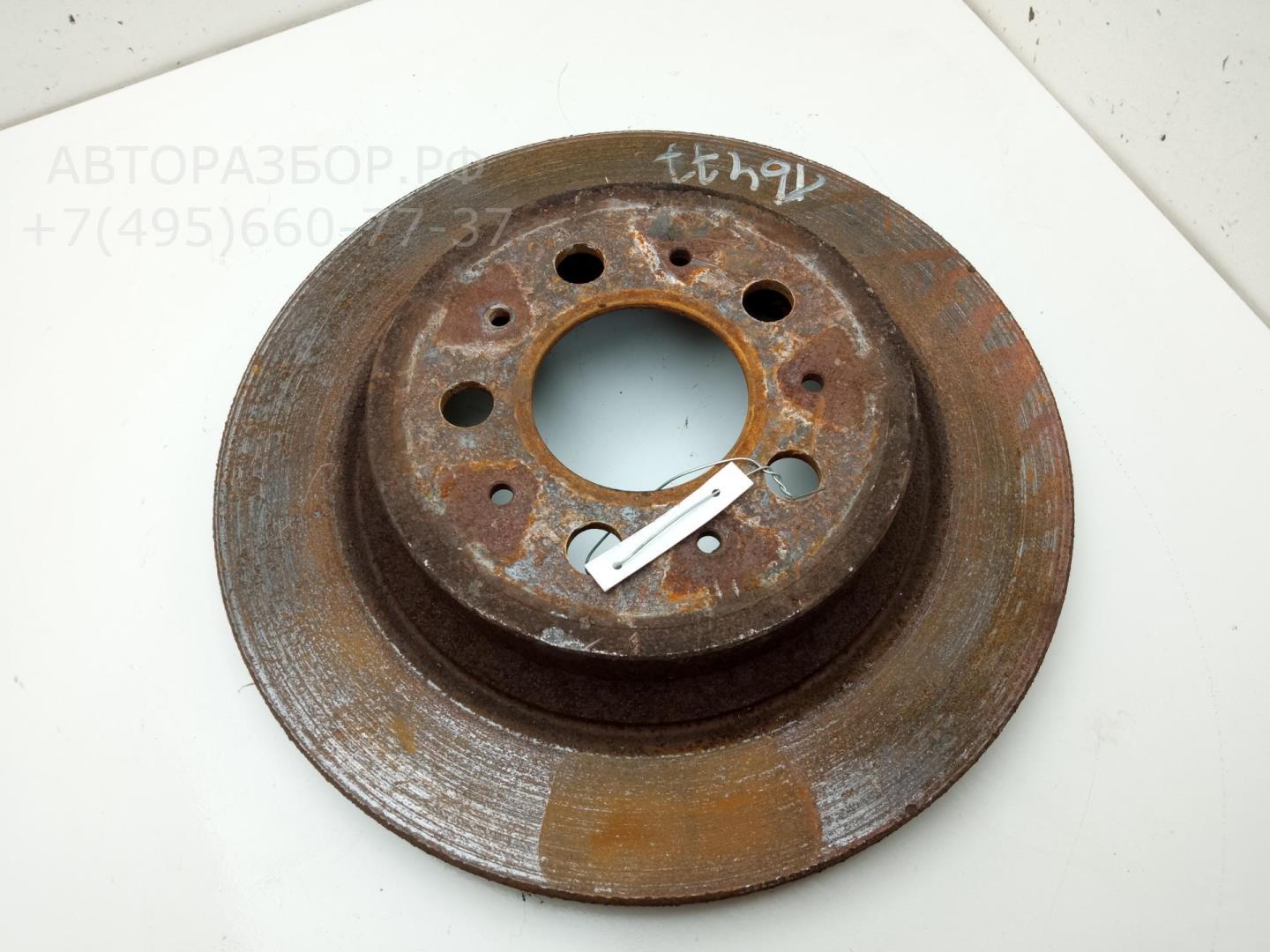 Диск тормозной задний