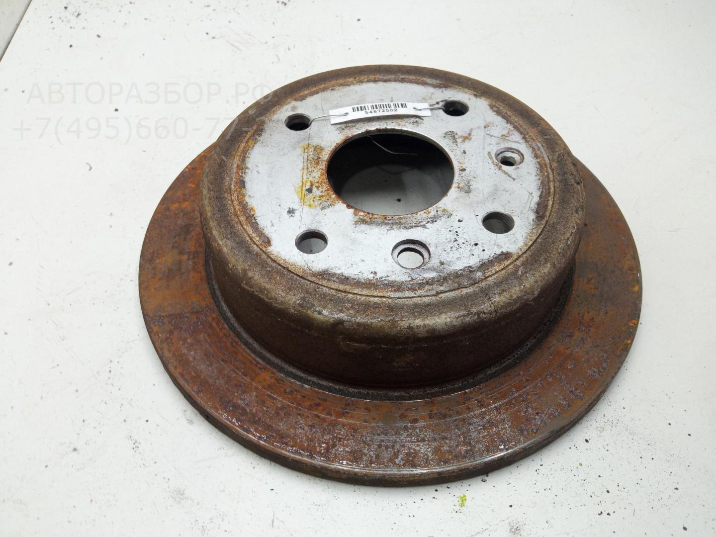 Диск тормозной задний