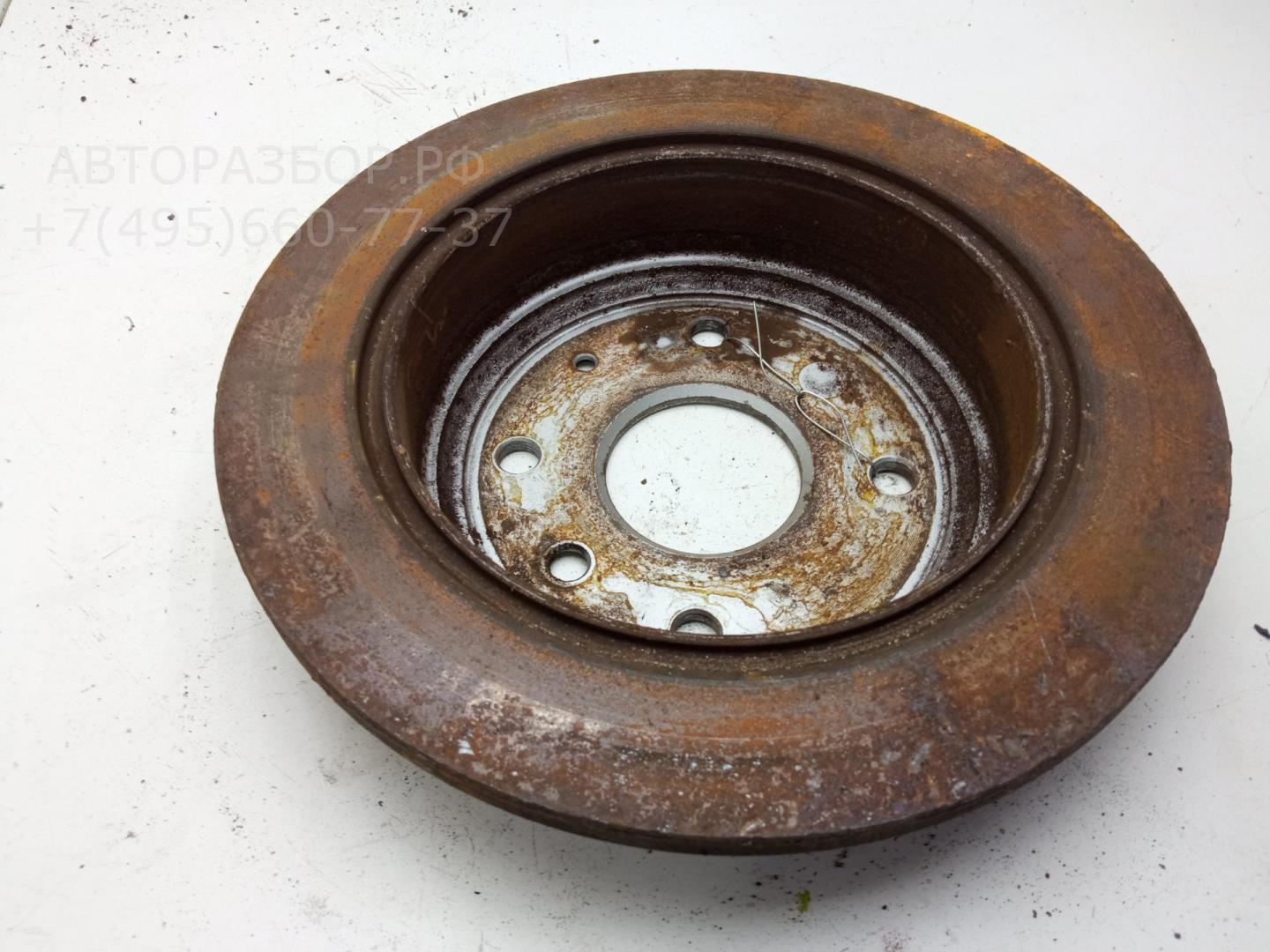 Диск тормозной задний