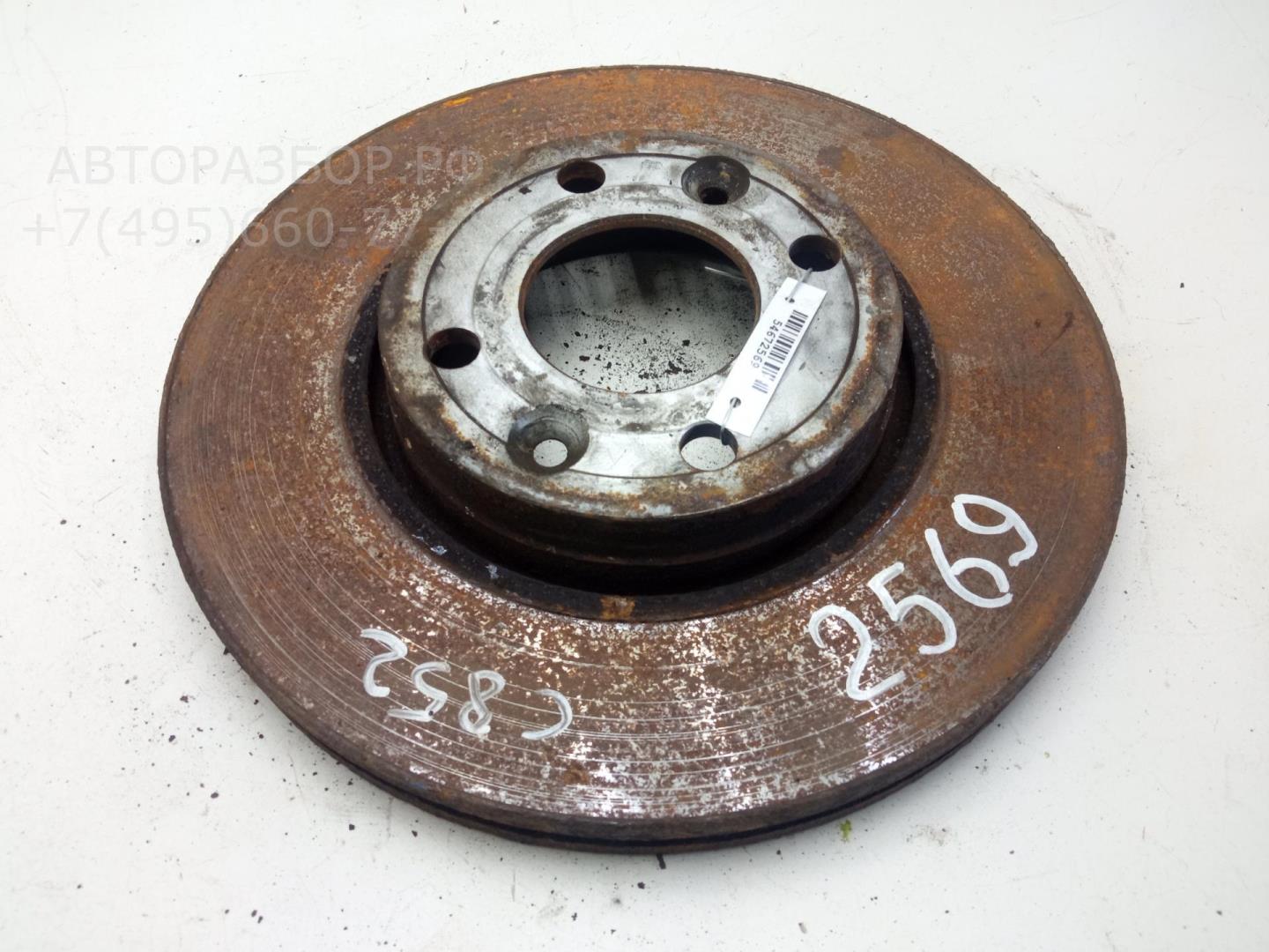 Диск тормозной передний вентилируемый