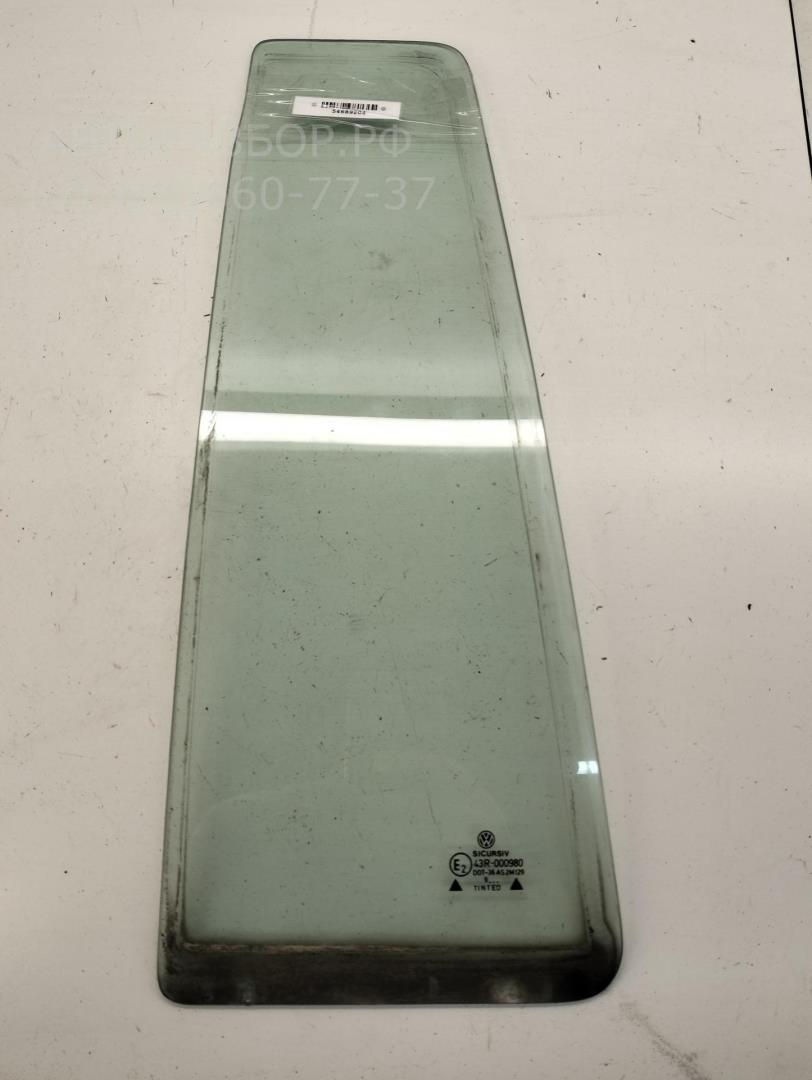 Стекло двери задней левой (форточка)