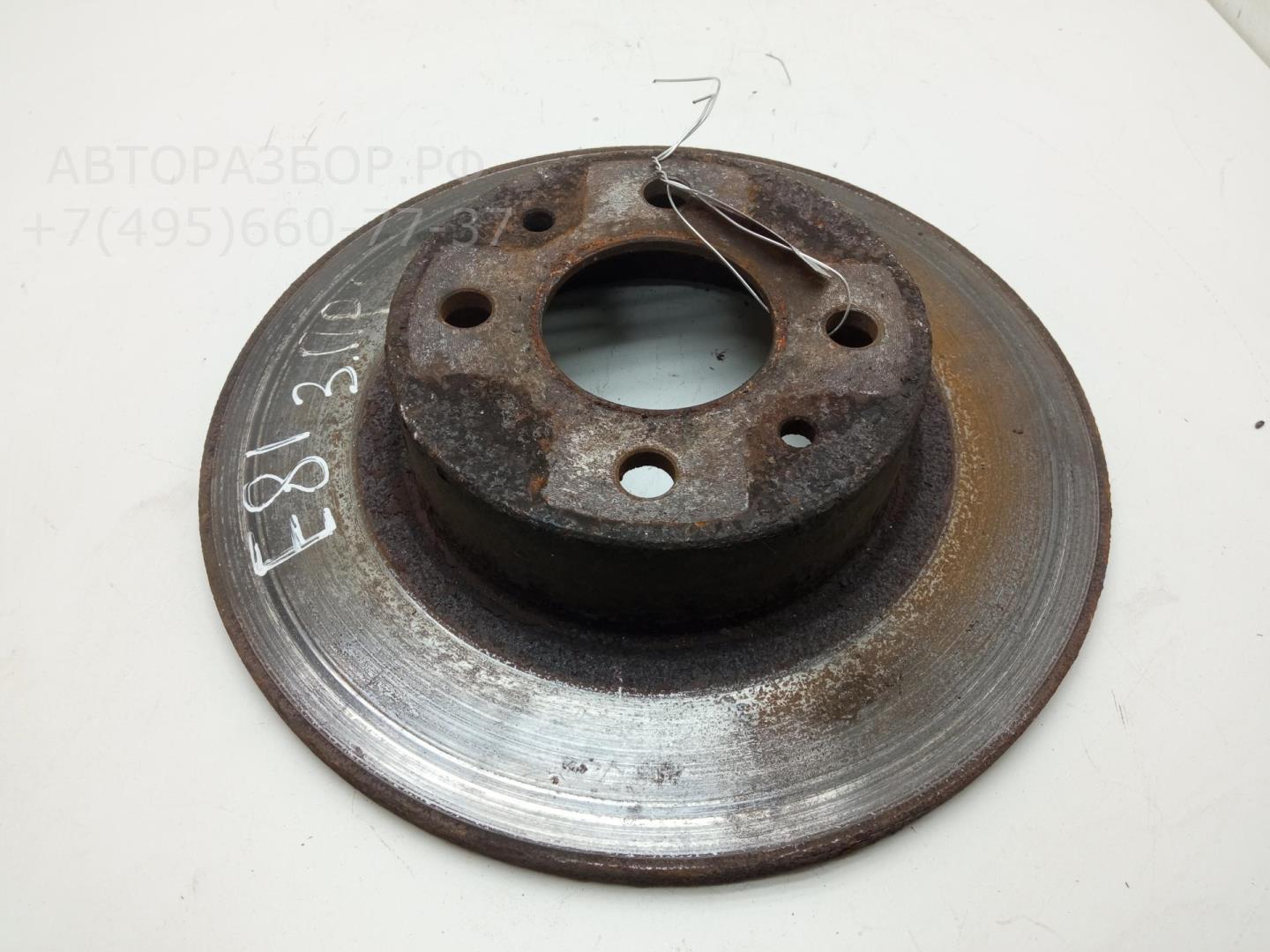 Диск тормозной задний