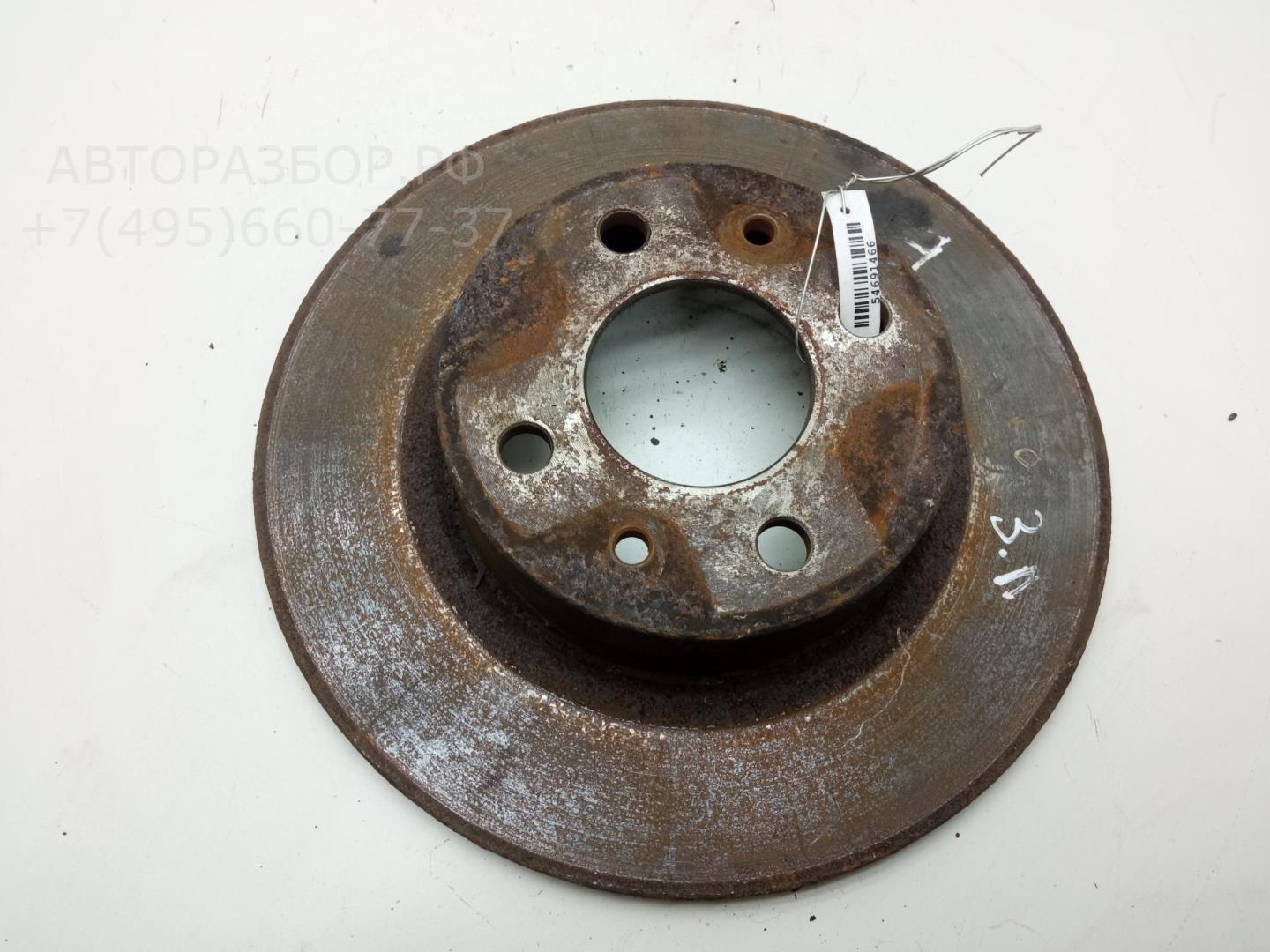 Диск тормозной задний