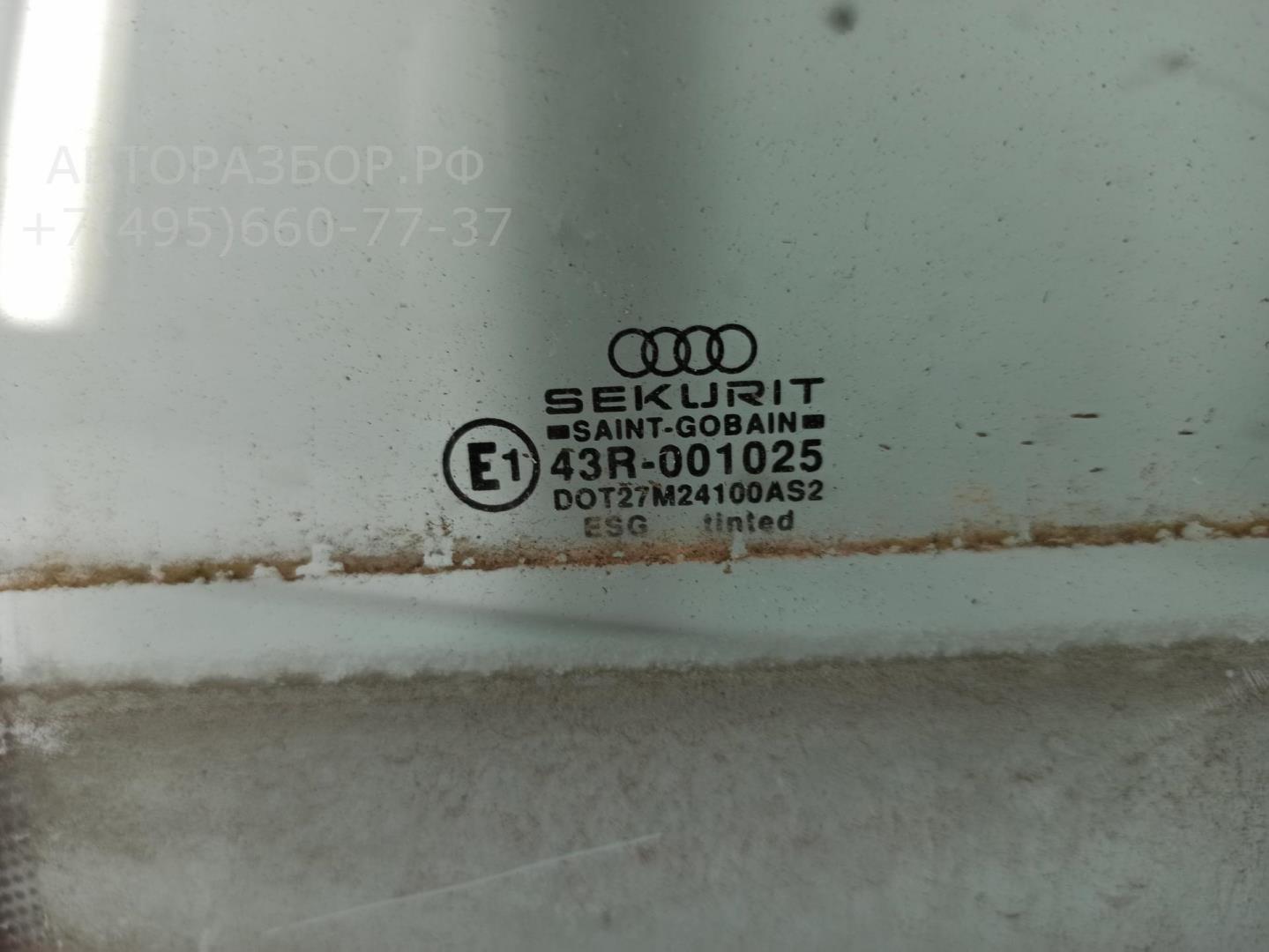 Стекло двери задней левой