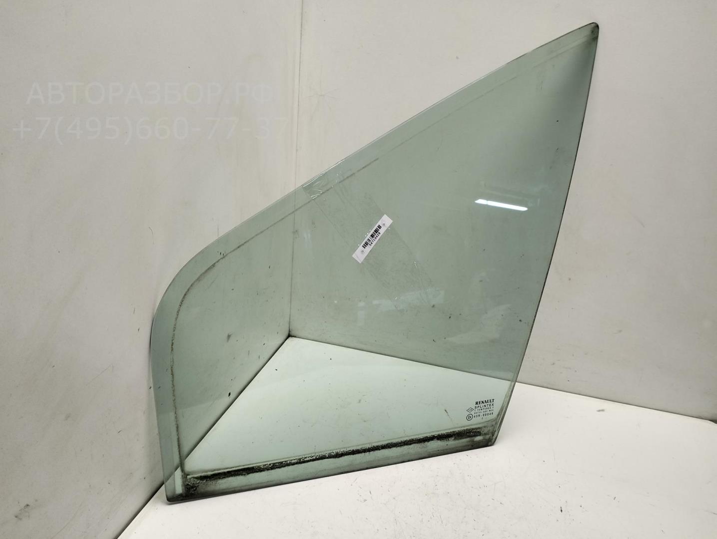 Стекло двери передней левой (форточка)