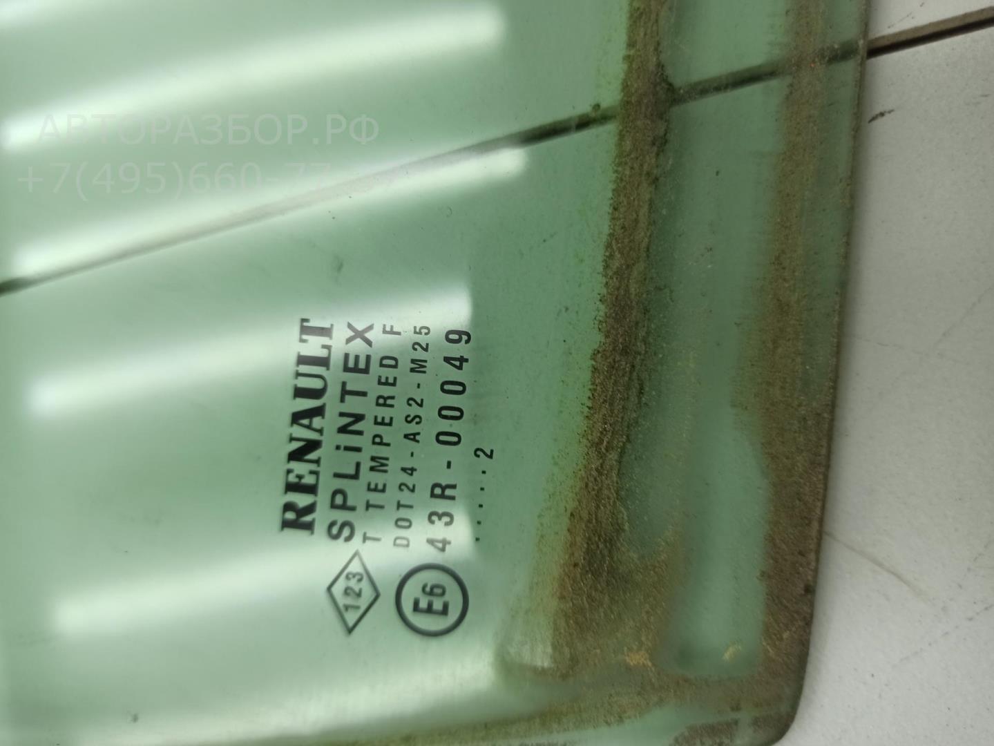 Стекло двери передней правой (форточка)