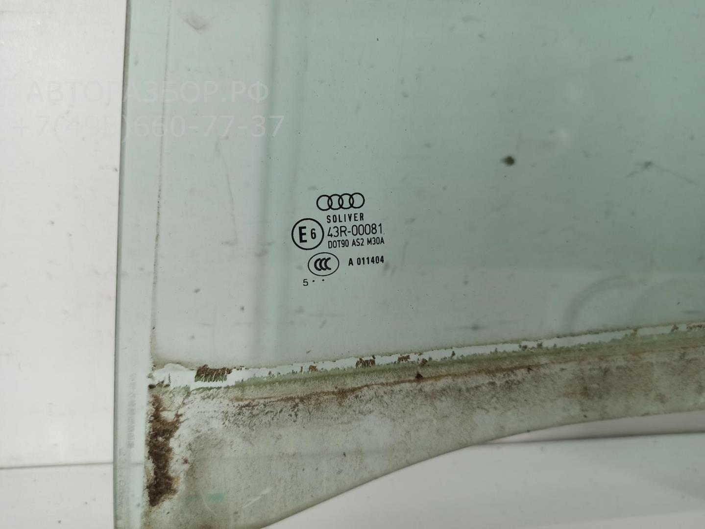 Стекло двери задней левой