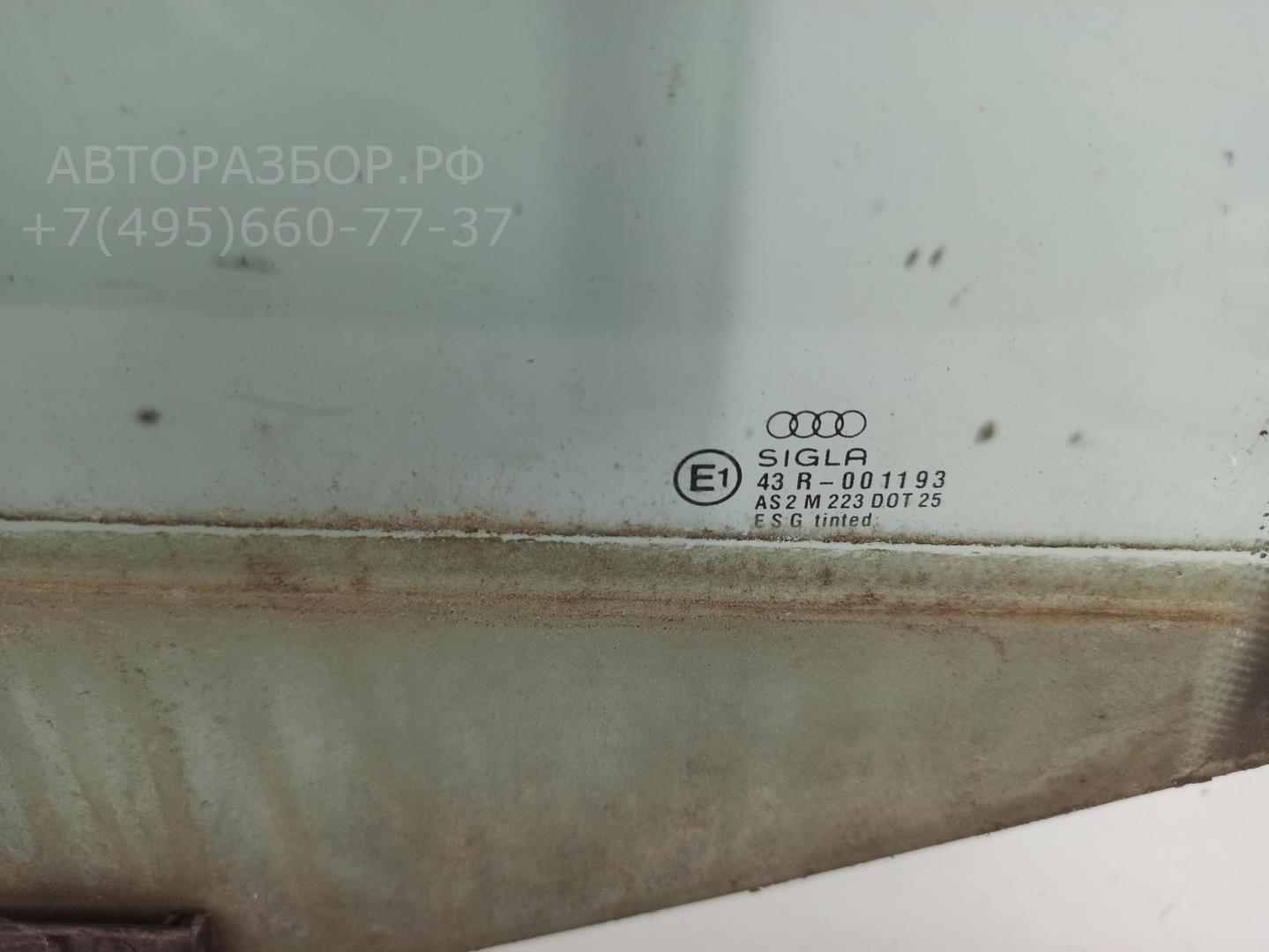 Стекло двери задней правой