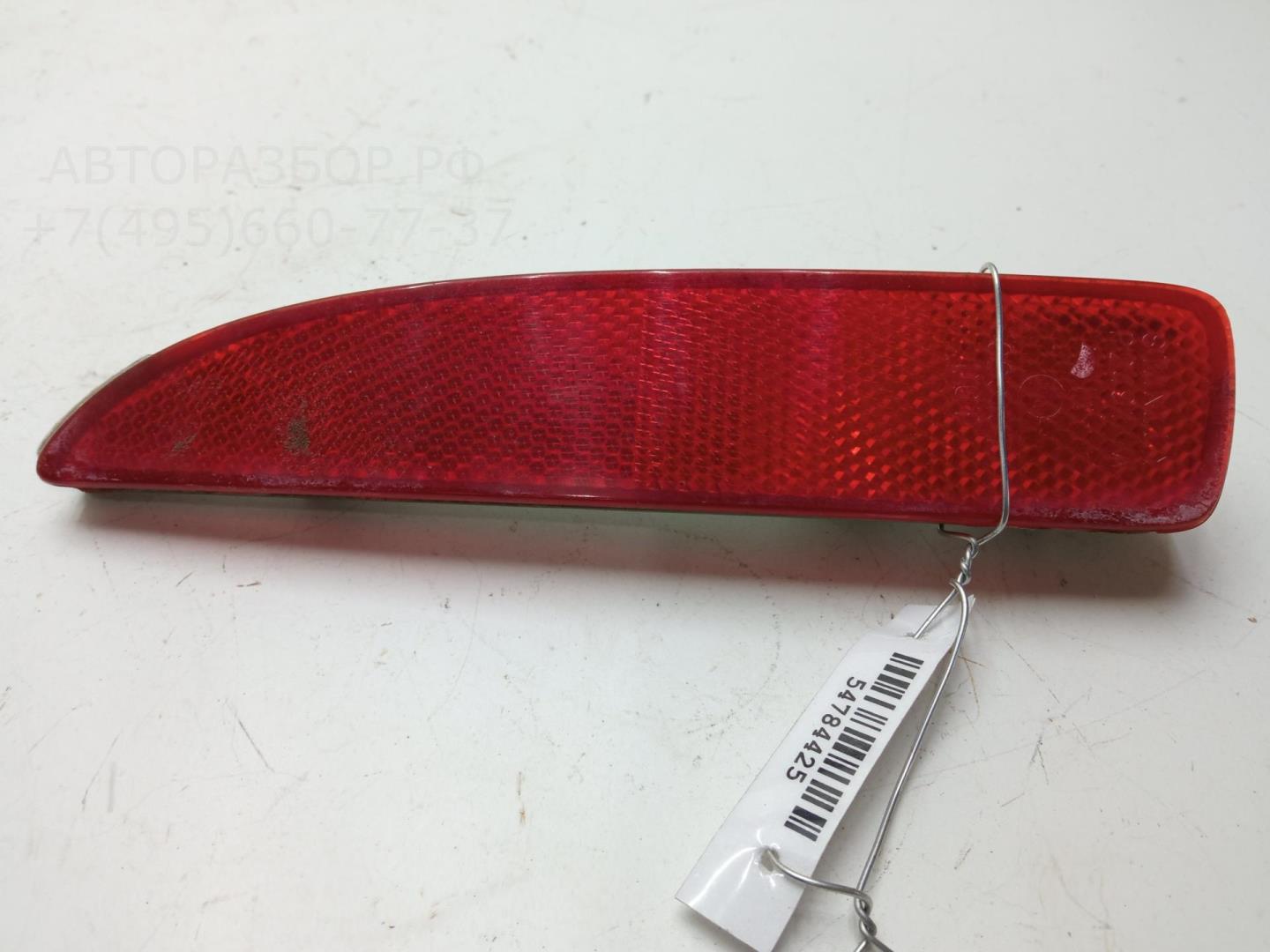 Отражатель в бампер задний правый