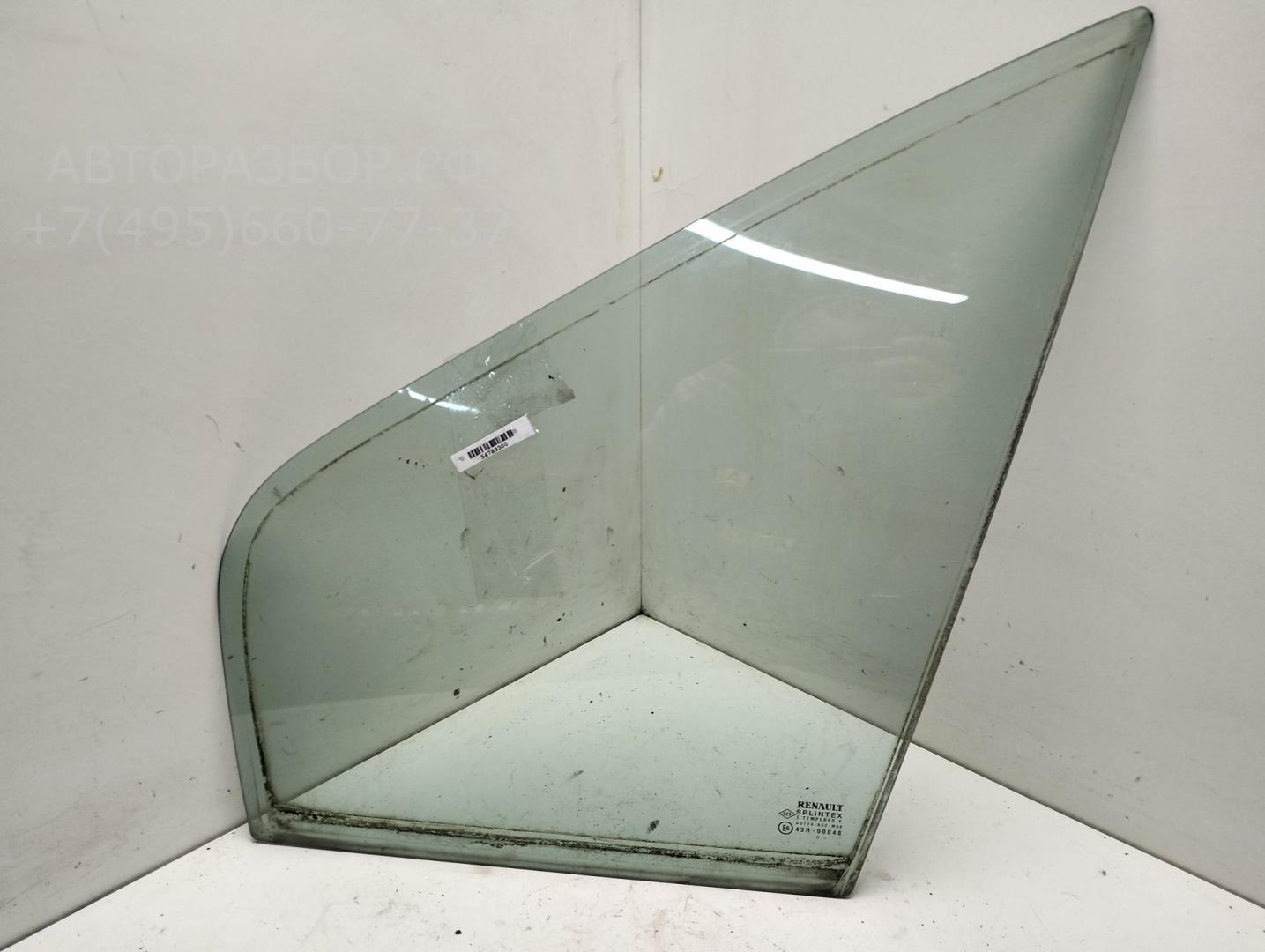 Стекло двери передней левой (форточка)