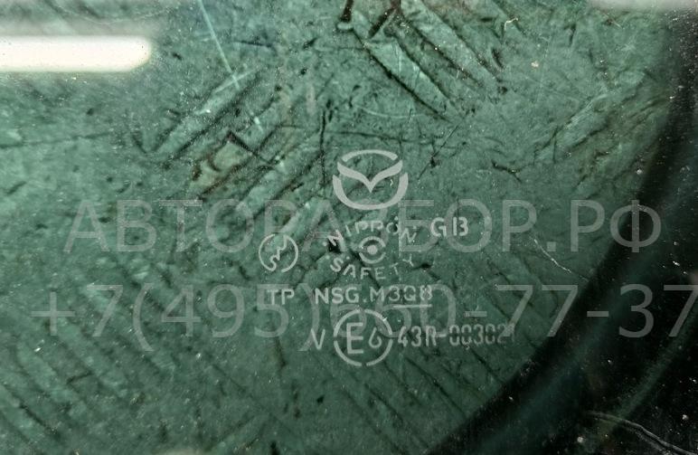 Стекло двери задней левой (форточка)