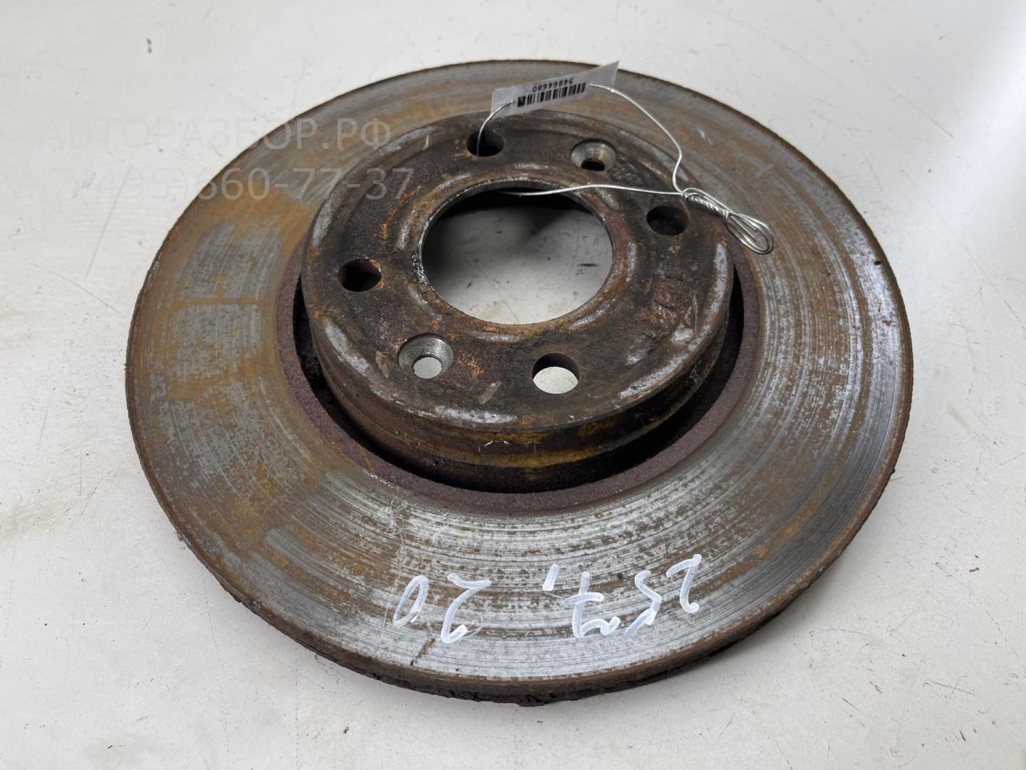 Диск тормозной передний вентилируемый