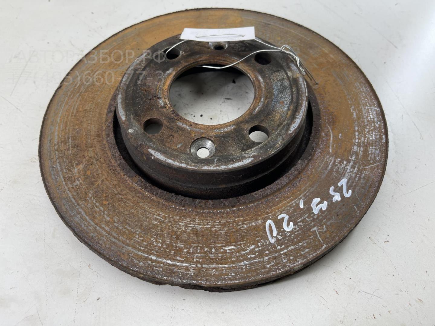 Диск тормозной передний вентилируемый