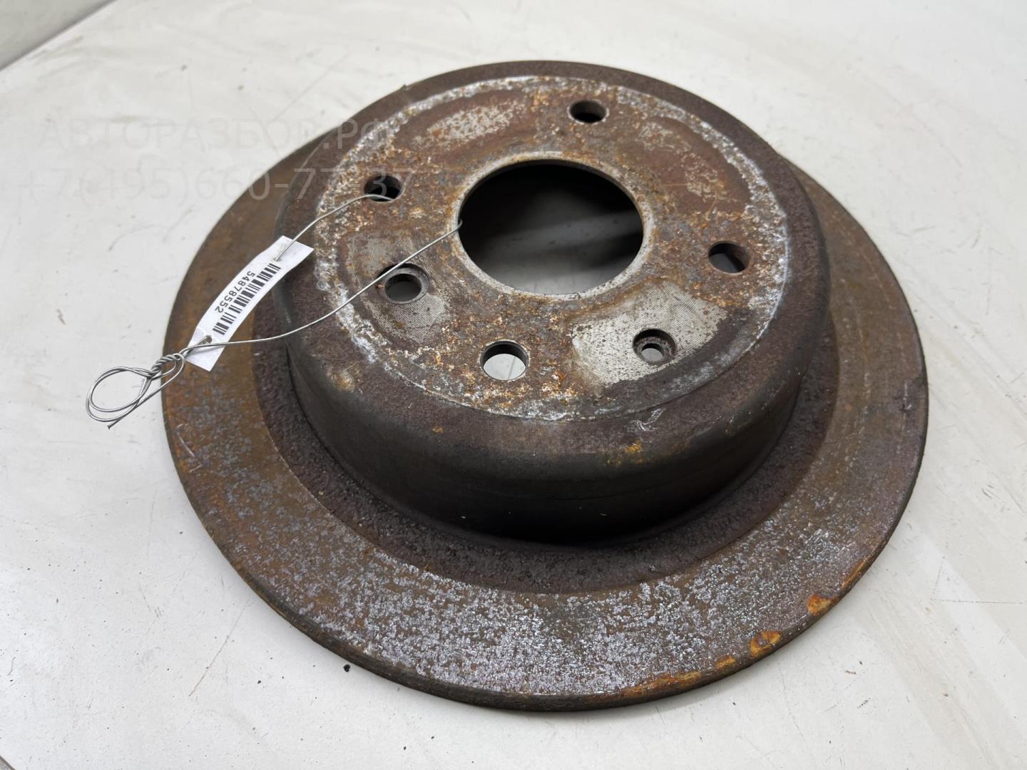 Диск тормозной задний