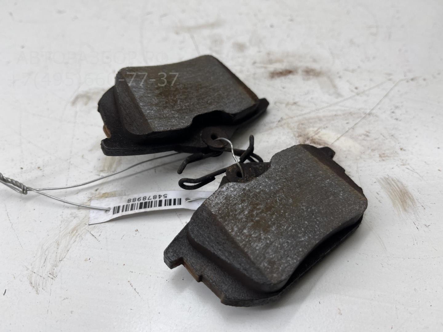 Колодки тормозные задние дисковые к-т