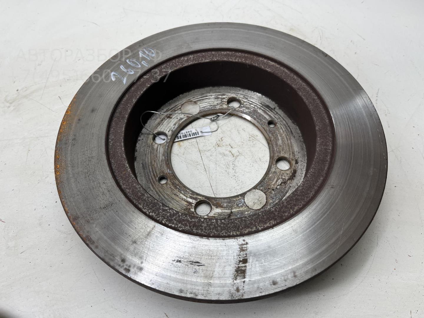 Диск тормозной задний