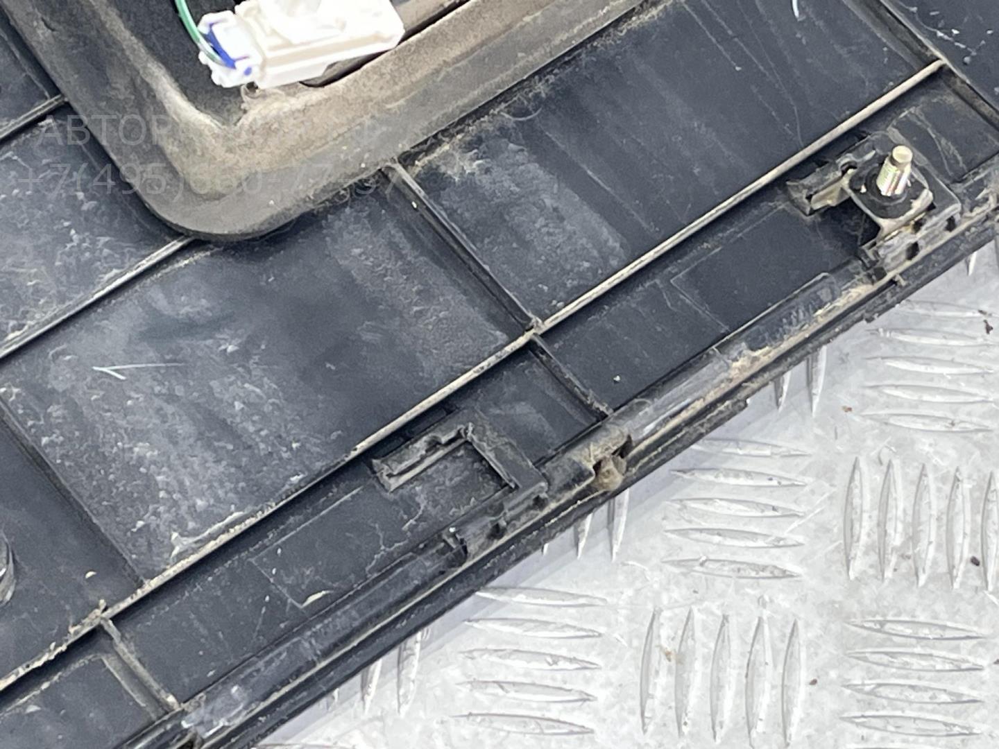 Накладка переднего бампера под номер