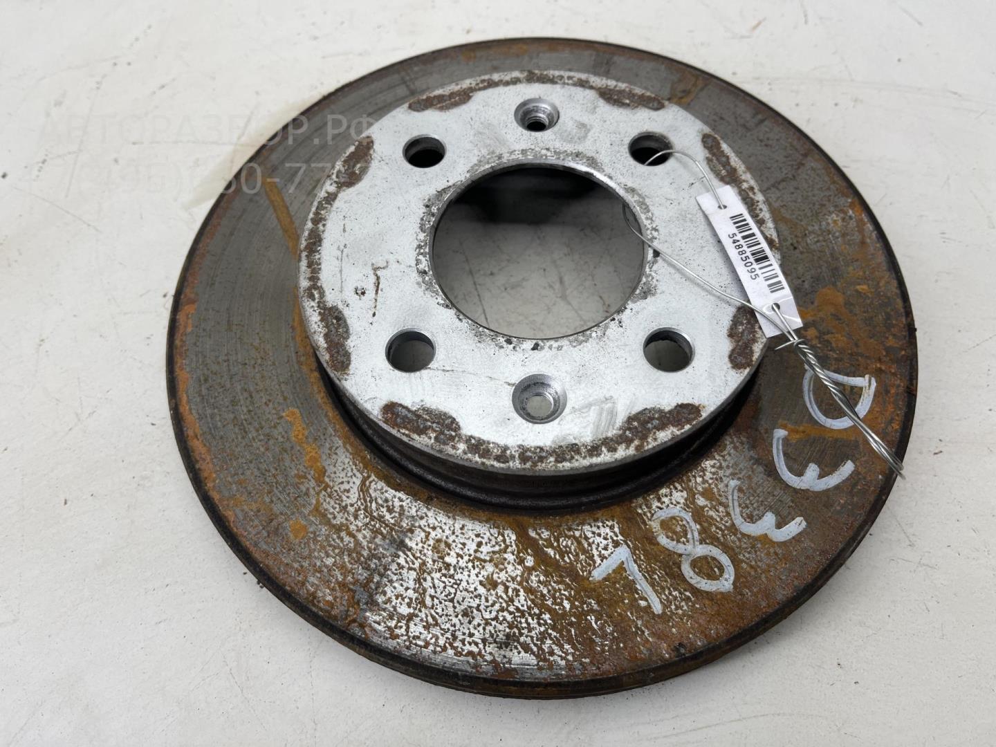 Диск тормозной передний вентилируемый