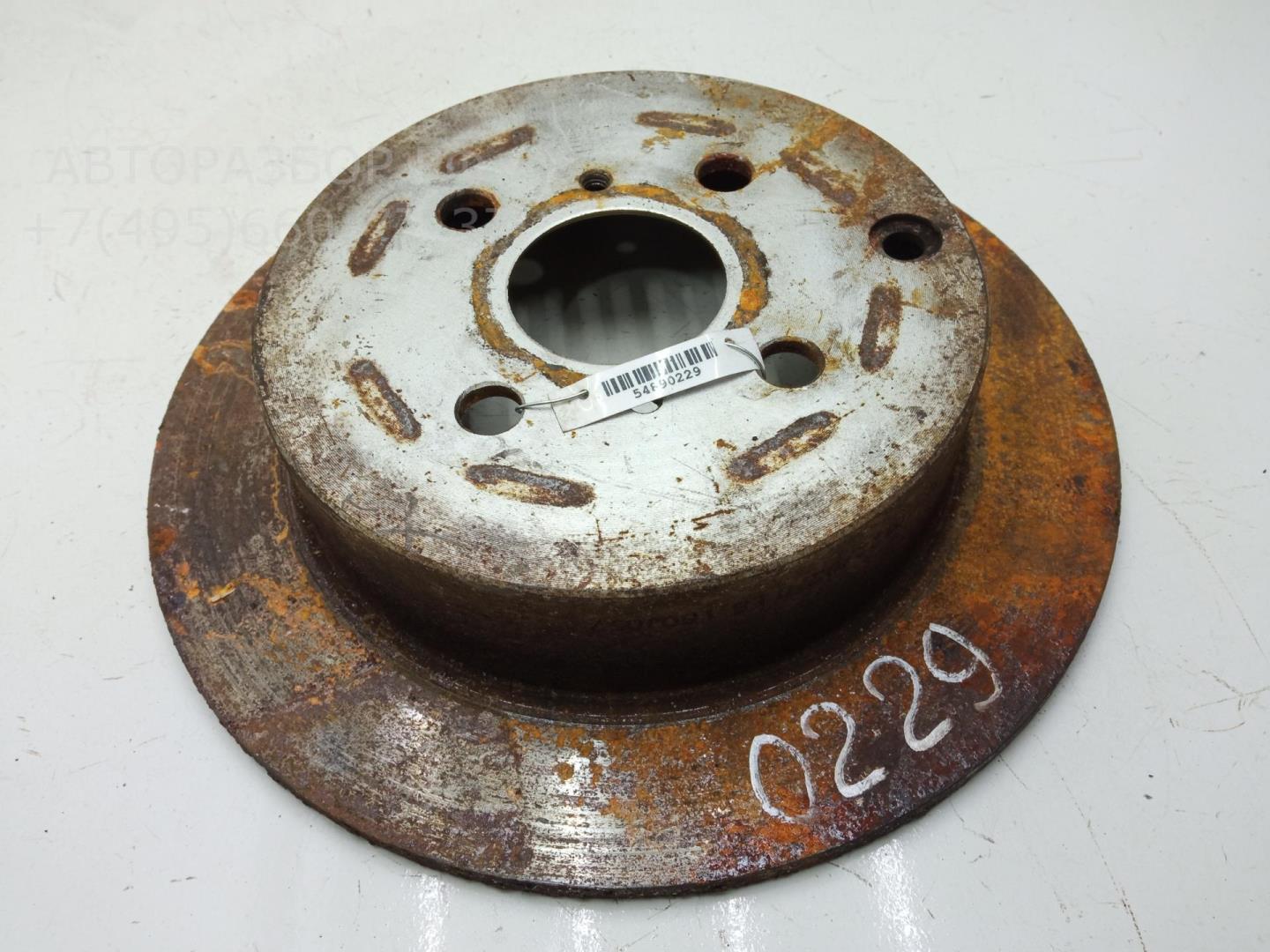 Диск тормозной задний