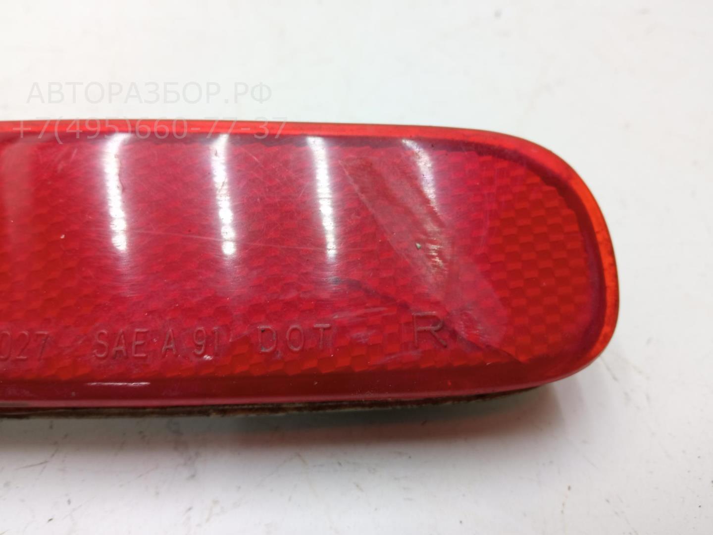 Отражатель в бампер задний правый