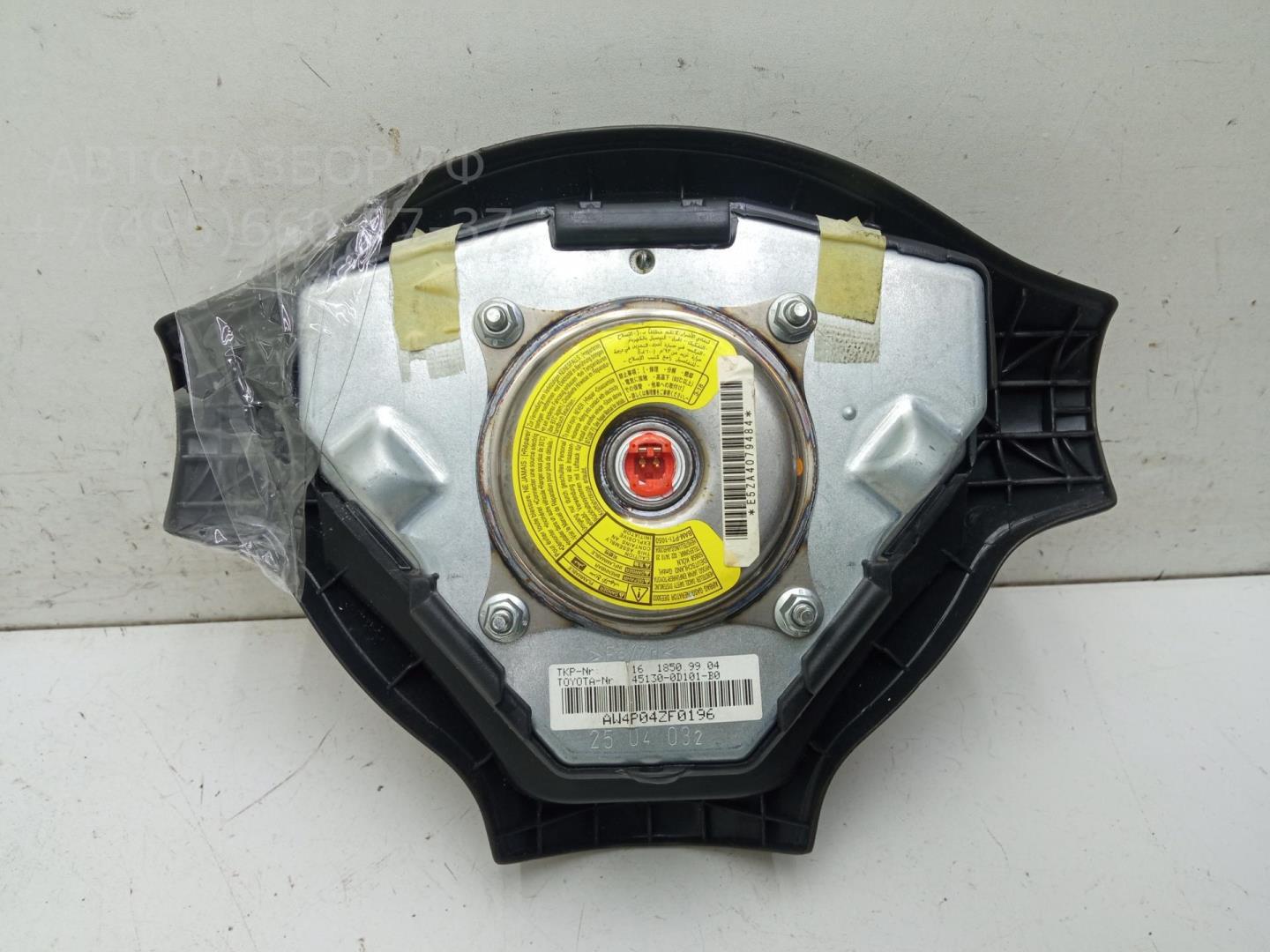 Подушка безопасности в рулевое колесо