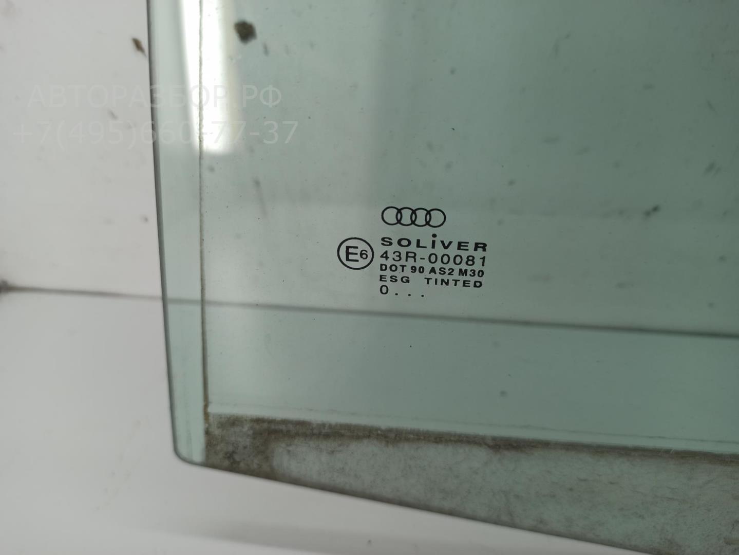 Стекло двери задней левой