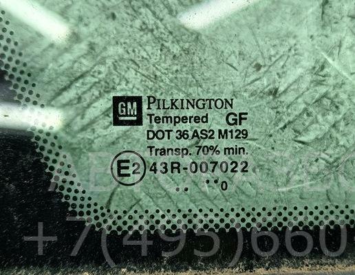 Стекло кузовное глухое правое