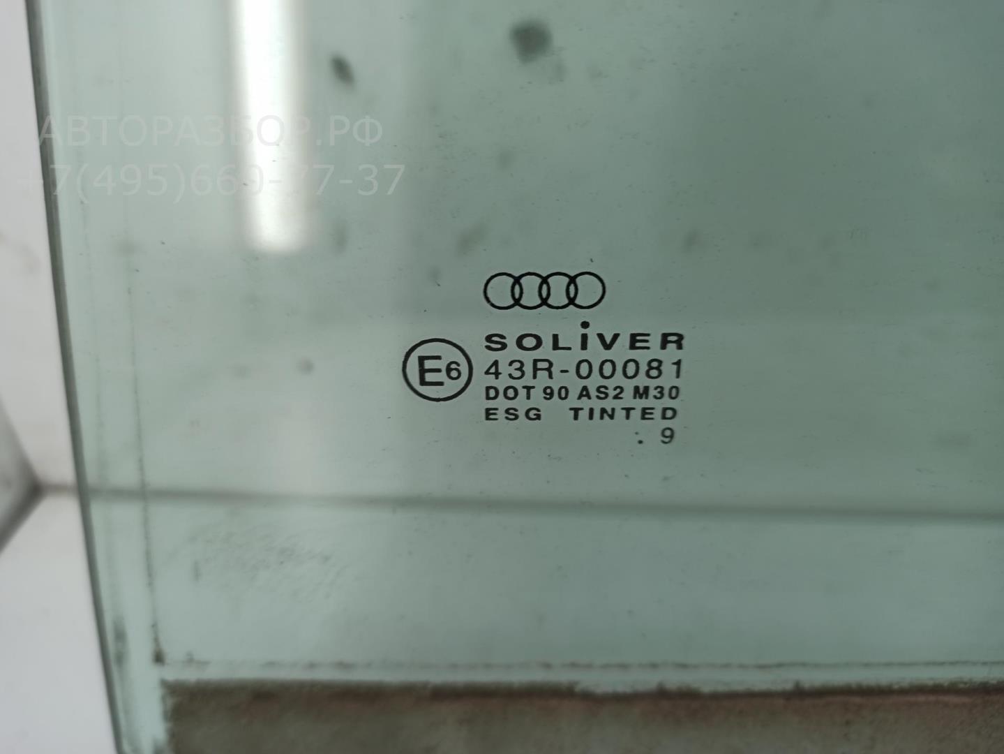 Стекло двери задней левой