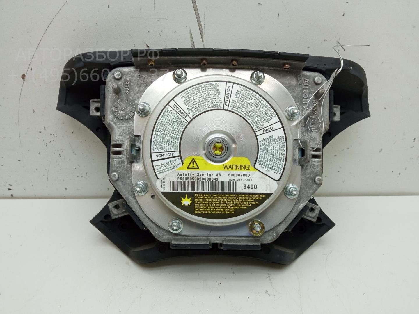 Подушка безопасности в рулевое колесо