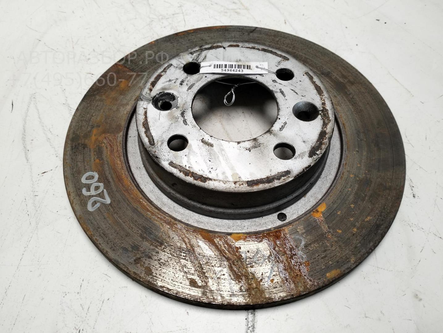 Диск тормозной передний вентилируемый